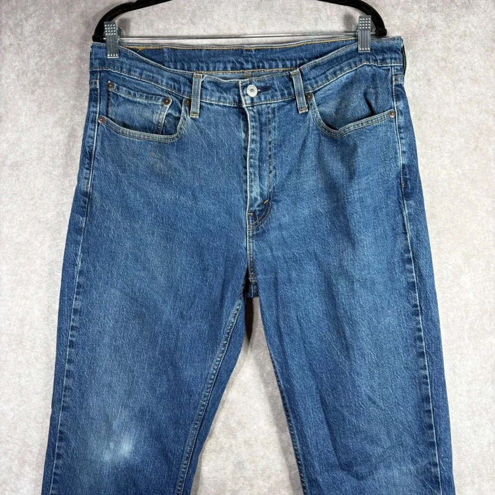 Levi's‎ Jeans Mens 36x32 Blue 514 Straight Fit Stretch Denim Everyday